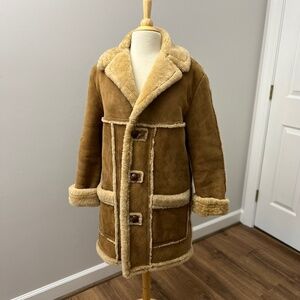 Vintage Sheepskin Shearling Jacket/Coat Sz 38 (M)